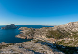 <center><center>La vigie. </center></center>Vue de la vigie. L'île Maïre, Tiboulen, le cap Croisette, les Goudes, Callelongue et la montagne de Marseilleveyre.