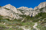 <center>Calanque de Podestat</center>Le fond de la calanque.