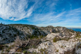 <center>Plateau de l'Homme Mort.</center>Au fond, sommet de Marseilleveyre.