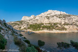 <center><center>Calanque de Morgiou.</center></center>Le crêt de Saint Michel. Lemassif du Puget