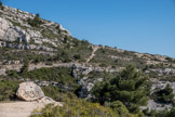 <center>Le virage</center>En venant du col de Sugiton, il va falloir prendre le sentier qui est en face (le GR)