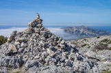 <center>Le Mont Puget</center>Cairn un peu plus bas que le sommet.