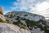 <center>Le Baou Rond.</center>Sentier qui monte du vallon des Escourtines.