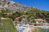 <center>Calanque de Sormiou.</center>Le port, canapé de Sormiou.