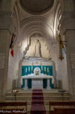 <center>Basilique du Sacré-Cœur. </center>  Dans la chapelle de Notre-Dame de Pitié, inaugurée le 11 novembre 1948, se trouve une piéta de Louis Botinelly.