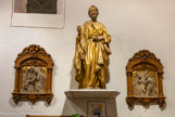 <center>Sainte Eusébie.</center> Saint Joseph. Chemin de croix du XIXe, en plâtre.