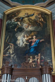 <center>Eglise St Cannat les Prêcheurs. </center>Le chevet est décoré d'un immense tableau daté de 1740 par Dominique Bernard représentant Notre-Dame de la Paix ou l'Assomption