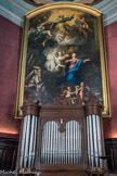<center>Eglise St Cannat les Prêcheurs. </center>Orgue de choeur et tableau du chevet.