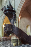 <center>Eglise St Cannat les Prêcheurs. </center>La chaire est l' œuvre du sculpteur Antoine Duparc réalisée vers 1695.