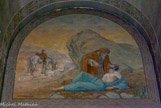 <center>Saint Joseph intra muros. </center> Le bon samaritain, fresque de Varade et Sari de 1925