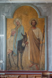 <center>Saint Joseph intra muros. </center> Salle du catéchisme. La Fuite en Egypte de L. Maistre (1890)