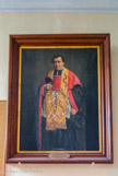 <center>Saint Joseph intra muros. </center> La sacristie. Messire Gaspard Clément Guiol 2ème curé de la paroisse 1866-1893, œuvre de L. Espinos
