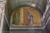 <center>Saint Joseph intra muros. </center> Le Pharisien et le Publicain , fresque de Varade et Sari de 1925