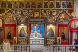 <center>St Nicolas de Myre. </center>
1054- Séparation des Eglises d'Orient et d'Occident : suite à une querelle entre les patriarches de Rome et de Constantinople, la chrétienté se divise en deux : l'Eglise orthodoxe dont l'influence s'étend sur là partie orientale de l'ancien empire romain et l'Eglise Catholique dont l'autorité s'étend sur la partie occidentale de ce même empire. Les Melkites choisissent de rester fidèles à l'Eglise d'Orient.
1724- Division des Melkites : une querelle concernant l'élection d'un patriarche divise les Melkites en deux tendances : les Grecs Orthodoxes ou Melkites Orthodoxes et les Grecs Catholiques ou Melkites Catholiques rattachés à Rome.