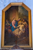 <center>Eglise St Lazare. </center> Le paralytique guéri,  d'Auguste Nancy. Cette scène se déroule à Capharnaüm.