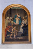 <center>Eglise St Lazare. </center> Les Saints de Marseille, de Bronzet. L'Enfant-Jésus debout, bénissant devant sa mère assise sur un trône. A droite, Saint Lazare (costume d'évêque), Saint Jean Cassien (moine natif d'Orient). A gauche, la sœur de Lazare, Marthe, et Marie Madeleine. Aux pieds du Christ, Saint Défendent (légionnaire romain).