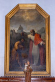 <center>Eglise St Lazare. </center> Collatéral de gauche. Le baptême de l'eunuque, tableau de Mariotti. L'apôtre Philippe baptise un eunuque, ministre de la reine d'Ethiopie Candace.