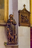 <center>Eglise St Lazare. </center> Statue de St Roch.