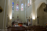 <center>Chapelle Saint Joseph. </center> Tout le mobilier est d’origine, les statues sont de style sulpicien.