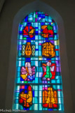 <center>Chapelle Saint Joseph. </center> Vitraux modernes.