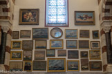 <center>Ex-voto de la chapelle de saint Pierre. </center>A gauche, le premier de la troisième ligne, le laud (bateau de pêche) Maria, peint par Paul Soulier. En haut, le 3 éme, le cargo Turenne.1907. Au mat arrière le pavillon bleu portant les initiales MHP (Maurel et Hubert Prom de Bordeaux). Au mat avant, le code L5Q1 du navire.