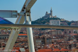<center>Notre-Dame de la Garde</center>Vue de la grande roue, sur le Vieux Port.