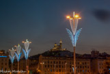<center>Notre-Dame de la Garde</center>Vue du Vieux Port à Noël.