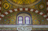<center>Chapelle de saint Lazare.</center>Au sommet de chaque arc des chapelles se trouve un mascaron.