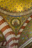 <center>Les pendentifs de la première coupole</center>Le buisson que Moïse a vu brûler sans se consumer. Buisson ardent d'un feu spirituel : saint Jérôme (+ 419).