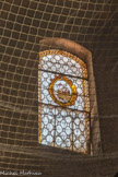 <center>Eglise Saint Théodore. </center>Vitraux de la nef, à droite. L'agneau et les sept sceaux.
