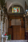 <center>Eglise Saint Théodore. </center>Le baptistère est situé à droite en entrant.