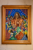 <center>L'église Saint-Michel-Archange </center> Jésus bénissant les enfants, 1947, de Francis Rimbaud.