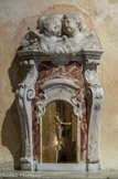 <center>Chapelle du Saint Sacrement</center>Tabernacle de l'ancien autel baroque de Fossati.