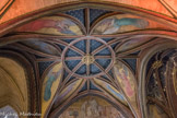 <center>Église Saint-Germain-l'Auxerrois.</center> Voûte de la chapelle et fresque du Couronnement de la Vierge par Amaury Duval, élève d'Ingres, et Jean-Baptiste Lassus.