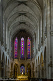 <center>Église Saint-Germain-l'Auxerrois.</center>Saint-Germain l’Auxerrois. La choeur élevé en gothique flamboyant est doté de quatre travées et de doubles collatéraux.