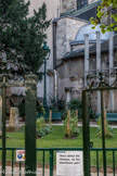 <center>Eglise Saint-Germain-des-Prés. </center> Emplacement du cloitre.
