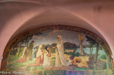<center>L'église d’Asnières. </center> Sainte Geneviève secourant les habitants d'Asnières en temps de disette, de Baillif L. 1932.