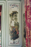 <center>Le château de Champs-sur-Marne. </center>Salon Chinois. A l’angle proche du fumoir jeu sur une mule.