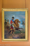 <center>Le château de Malmaison. </center> Salon de l’Empereur. Joachim Murat, roi de Naples, Joseph Franque, vers 1814.