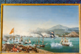 <center>Salles XIX</center> Bataille de Navarin, 20 octobre 1827, par Garneray, Ambroise-Louis.