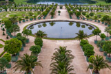 <center>Les jardins de Versailles.</center> Jardin de l'Orangerie.