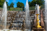 <center>Les jardins de Versailles.</center> Bosquet de la Salle de Bal.