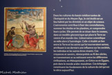 <center>Un ciel construit entre les rives.</center>Ptolémée, astronome et géographe, dans Cosmographie, copie du 15e siècle. BNF.