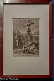 <center>Mercure présidant aux arts </center>Jan Pieterszoon Saenredam, d'après Hendrick Coltzius Pays-Bas 1596
Gravure sur cuivre
Musée des Beaux-Arts, Caen.