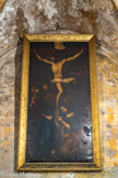 <center>Chapelle Saint Joseph </center>Nicolas Pinson (1635-1681) Christ en croix entre la Vierge et saint Jean, 1673. Huile sur toile, 335 x 170 cm Classé au titre des monuments historiques par arrêté du 20 septembre 1910. Une des trois œuvres de Nicolas Pinson qui proviennent de l'ancien palais comtal (1673).