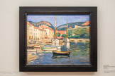 <center>Port de Cassis avec deux tartanes </center>CHARLES CAMOIN
vers 1905
Huile sur toile
Collection Carmen Thyssen-Bornemisza en prêt au Thyssen-Bornemisza Muséum, Madrid
