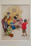 <center></center>Plaisir de France - Décembre 1948 (4381 - Tome 4) Fantaisistes et Fantaisies
Au « Tabou », antre souterrain des existentialistes... Encre de Chine aquarellée 40 x 32 cm Collection particulière