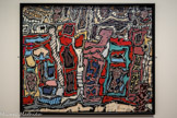 PARIS PLAISIR I 24 Oct 1962
Jean Dubuffet
Vence, Alpes-Maritimes.
Gouache avec pièces rapportées et collées sur papier
[Musée des Arts décoratifs. Paris, donation Monsieur et Madame Jean Dubuffet. 1968]