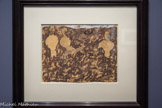 ARABES AVEC TRACES DE PAS
Hiver 1948
Jean Dubuffet
El Goléa, Algérie Gouache et encre de Chine sur papier
[Collection Fondation Dubuffet. Paris]