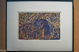 [LE JARDINIER]
1948
Quadour Douida
El Goléa. Algérie Peinture à la colle sur papier. [Collection de l’Art Brut. Lausanne]